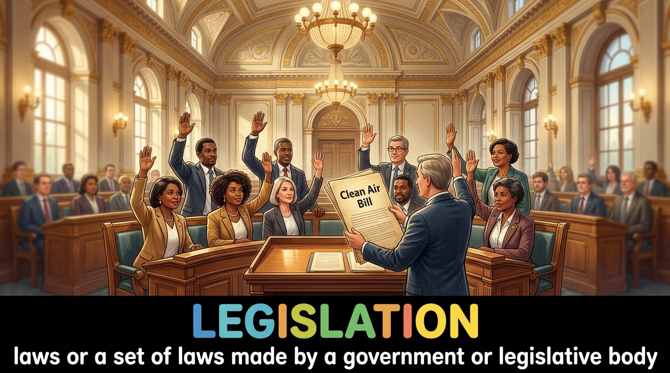 English Illustration for legislation